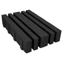 Liniaire grastegel antraciet