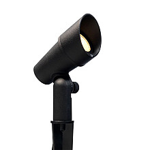 Selmes | anti-verblindingskap zwart prikspot | warmwit | 1,5 watt | dimbaar | OutdoorPro+ | 12 volt