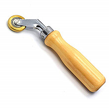 RedFox® aandrukroller smal - messing wieltje