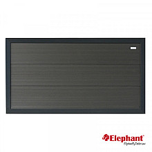 Forte composiet schuttingscherm antra/antra alu 180x93cm