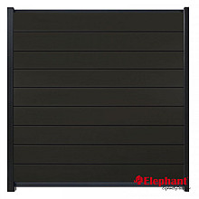 Modular composiet schuttingscherm antraciet 180x195cm