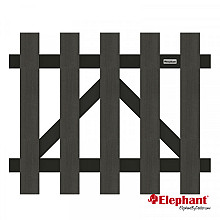 Composiet antraciet tuinpoort 100x80cm (incl. poortbeslag)