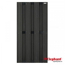 Composiet schuttingscherm Design antraciet 90x180cm