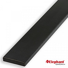 Aluminium ligger antraciet gepoedercoat 1,3x7x180cm set 2st.