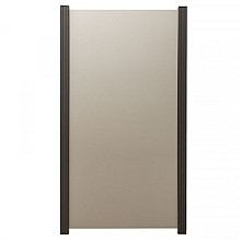 Aluminium/ composiet paneel smal 90x180cm zilvergrijs