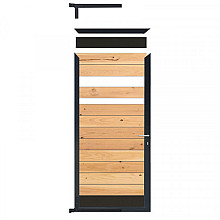 Mix&Match zelfbouw deurset antraciet 90x195cm