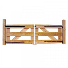 Douglas poort 4,5x300x100cm (incl. poortbeslag)