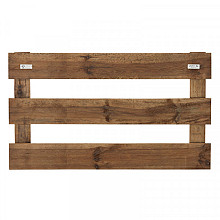 Dekkerhout grenen hek XL 120x70cm bruin geimpregneerd