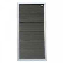 Forte composiet schuttingscherm antra/alu 90x180cm