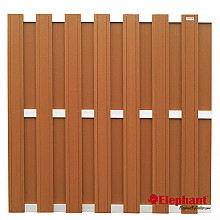 Composiet schuttingscherm Design bruin 180x180cm