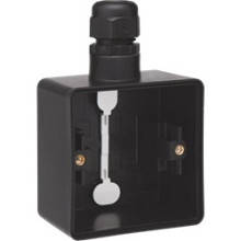 Hydro opbouwdoos 1V + 1 M20 ingang + wartel zwart type 761-84151