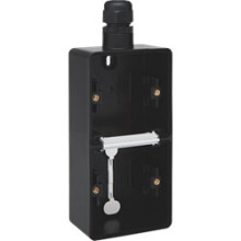 Hydro opbouwdoos 2V verticaal + M20 ingang + wartel zwart type 761-84251