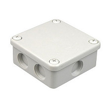 Universeel kabeldoos +3 wartels PG16 grijs