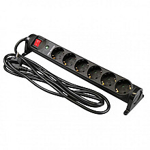 TCD 6V draaibaar 3 meter zwart - monteerbaar