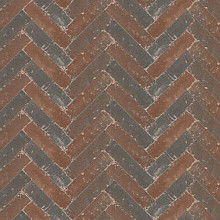 Abbeystones 20x5x7 cm gesmoord bruin met deklaag