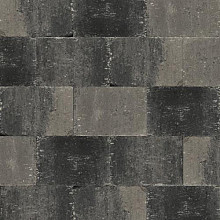Abbeystones 20x30x6 cm grijs/zwart met deklaag