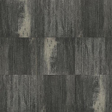 Terrastegel+ 60x60x4 cm grijs/Zwart gestreept