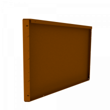 Fixed Height Line paneel hoogte 56 cm - lengte 40 cm - corten