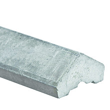 Beton afdekkap pyramide t.b.v. motief betonplaten 4,5 x 8,0 x 180 cm, grijs ongecoat