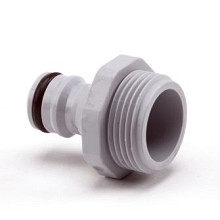 Siroflex insteeknippel met buitendraad, pvc, ½