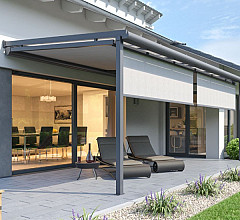 Elektrische zonwering met rits T350 (diverse maten)