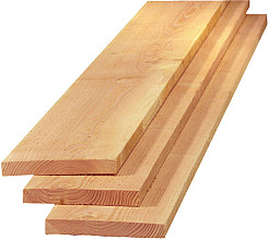 Douglas fijnbezaagde plank 1,9 x 19,5 x 180 cm, onbehandeld.