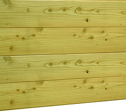 Scandinavisch vuren geschaafd blokhutprofiel (diverse maten)