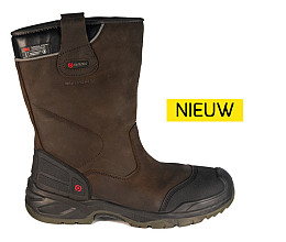 Werklaarzen Himalaya S3 bruin gevoerd - waterresistent (diverse maten)