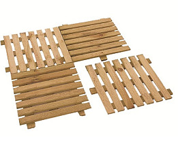 Reliïftegel 50 x 50 cm, latdikte 16 mm.