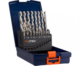 Spiraalborenset HSS-G Silver-line in casette 105, 19-delig