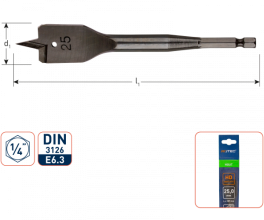 Speedboor HD 1/4 (diverse maten)