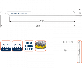 Decoupeerzaagblad (diverse maten)