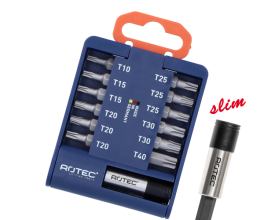 PRO Bitclip incl. 'SLIM' bithouder, bits TX 1x10/2x15/3x20/3x25/2x30/1x40 13-dlg, BASIC