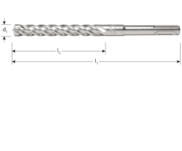 Hamerboor SDS+ Quattro-X (diverse maten)