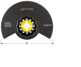 OS 14/85 Starlock Segmentzaagblad Hout ø85 (1 st per set)
