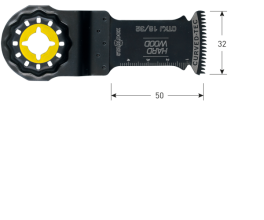 OTKJ 18/32 Starlock invalzaagblad Hardhout 32x50 (1 st per set)