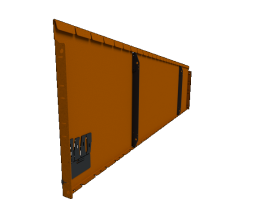 Flexline corten hoogte 56 cm - lengte 216 cm - incl. grondnagels