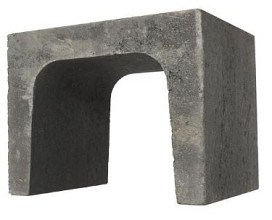 U-element 40x40x50 cm antraciet