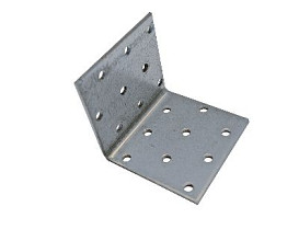 Ongelijkbenige versterkingshoek met 2 rillen 60x40x115mm (lxhxb)