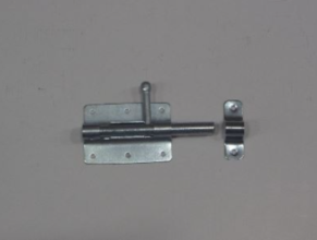 Plaatgrendel - plaat: 100x70x2mm - galvanisch verzinkt