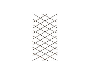 Bamboe trellis harmonica 180 x 180 cm