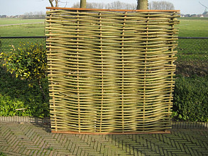 Wilgenscherm Elegance in houten frame (diverse maten)