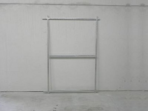 Poortframe voor schuifpoort breed 1365x1900mm - vuurverzinkt