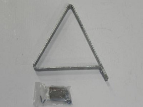 Deurvanger met buffer en windhaak - 240x170x38mm