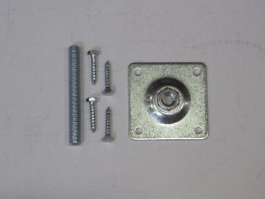 Set voor betonpoer - losse moer M20 - Incl. draadstang 125mm