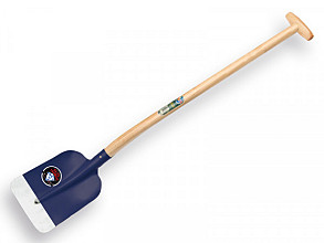 Betonschop 1/2 0, gehard, blauw, met Atlas schopsteel 110 cm gebogen.