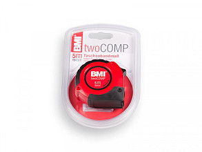 Two Comp Rolbandmaat 5 meter, bandbreedte 19 mm.