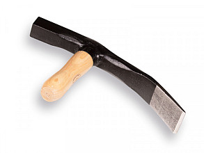 Straatmakersteel met houten steel - 40mm