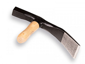 Straatmakersteel met houten steel - 70mm