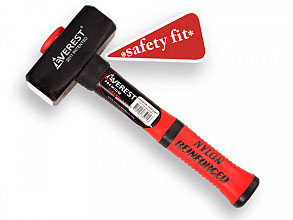 Vuisthamer 1500 gram met fiberglassteel.